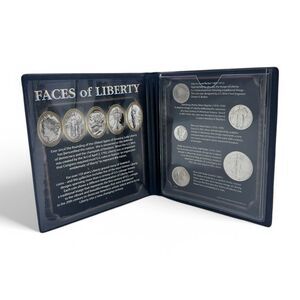 Faces of Liberty 5pc Coin Collection